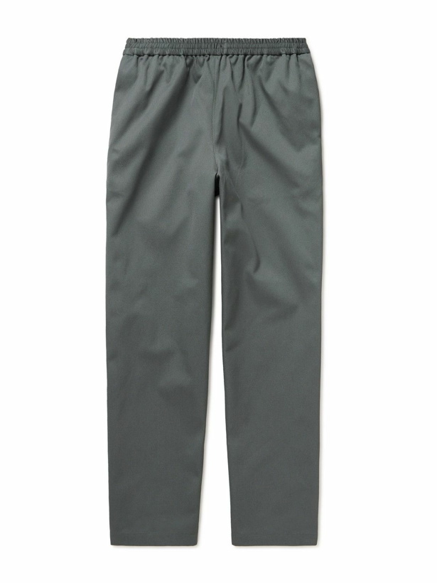 Photo: Acne Studios - Prudent Wide-Leg Cotton-Twill Trousers - Gray