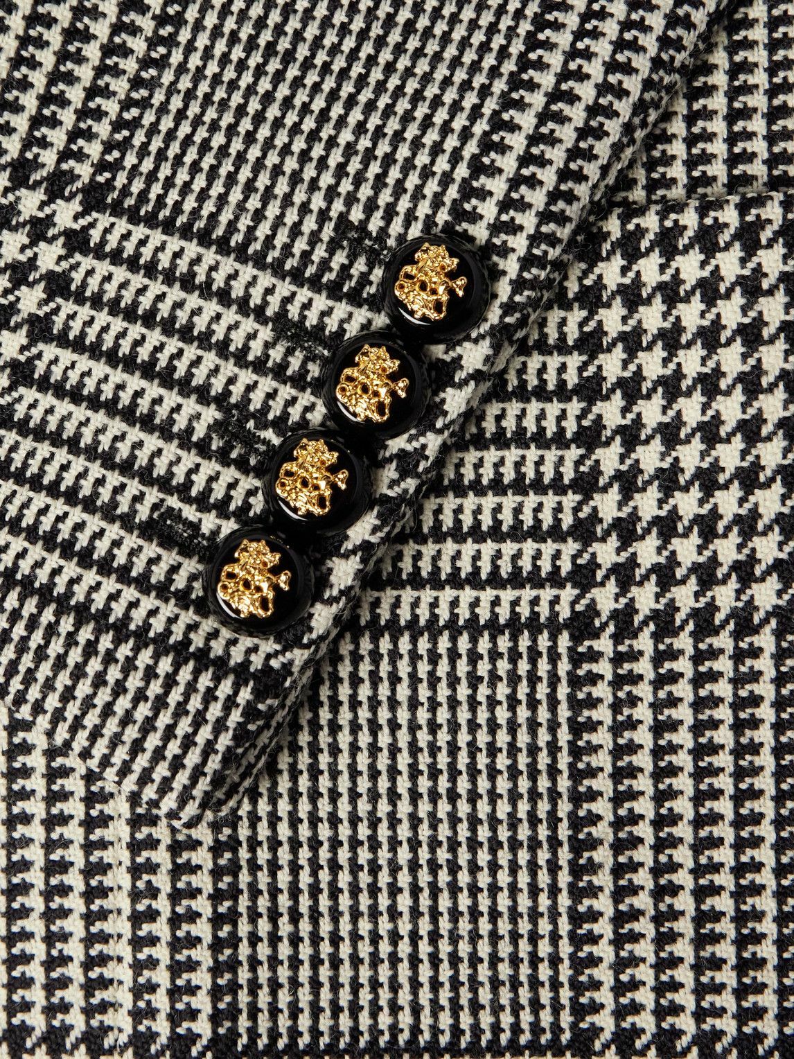 Valentino Garavani - Prince of Wales Checked Wool Suit Jacket