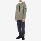 C.P. Company Men's Quarter Zip Anorak in Thyme