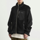 MASTERMIND WORLD Men's Layered Sherpa Jacket in Black