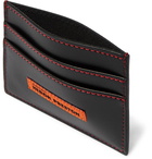 Heron Preston - Logo-Detailed Leather Cardholder - Black