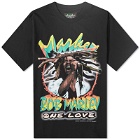 MARKET x Bob Marley One Love T-Shirt in Vintage Wash Black
