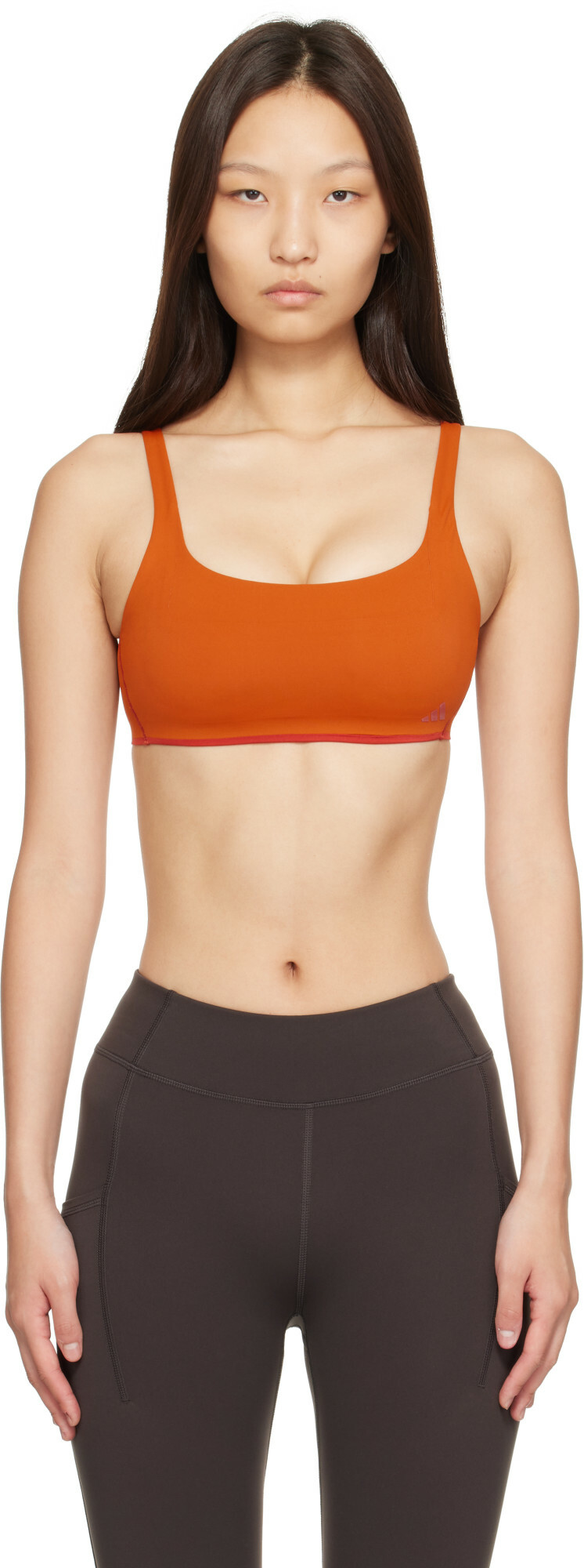 Entire Studios Orange adidas Edition Optime Training Low Support Sport Bra