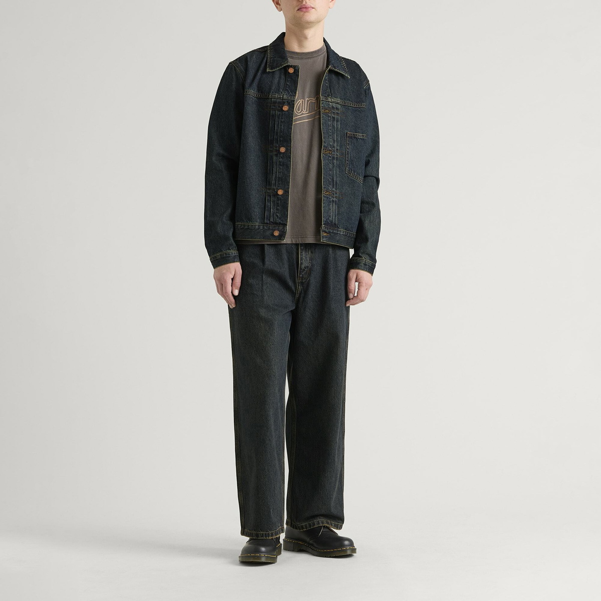 Larriet Men's Danijel Denim Jacket in Dirty Indigo
