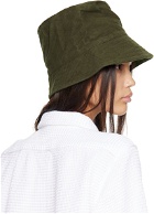 Engineered Garments Khaki Asymmetrical Bucket Hat