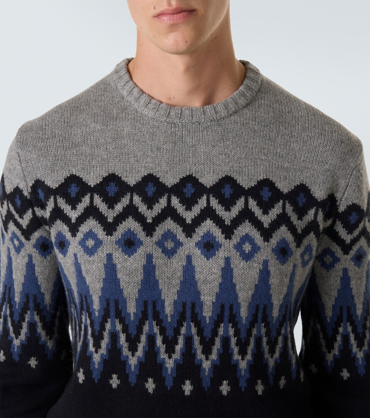 Bogner Ron Fair Isle cashmere sweater