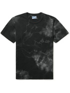 THE REAL MCCOY'S - Tie-Dyed Cotton-Jersey T-Shirt - Black