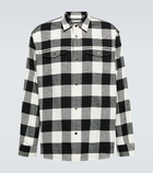 Undercover Checked cotton shirt