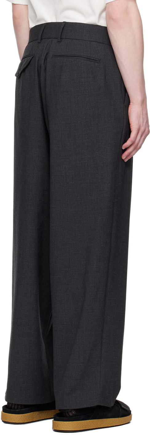 kolor Gray Pleated Trousers