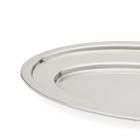 HAY Oval Dish - Medium in Stainless Steel 