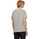 JW Anderson Off-White and Navy GandG Policeman T-Shirt