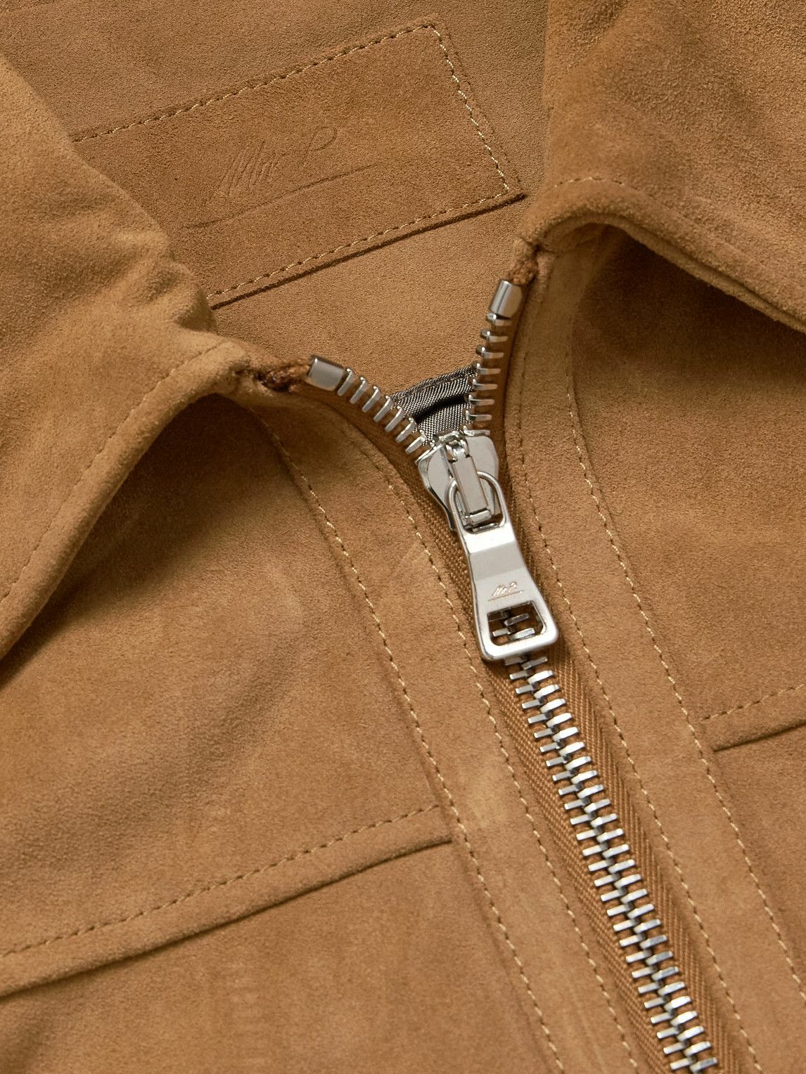 Mr P. - Suede Coach Jacket - Brown