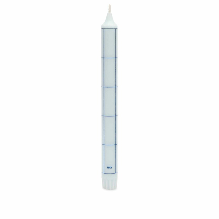 Photo: HAY Pattern Candle - Check in Blue 