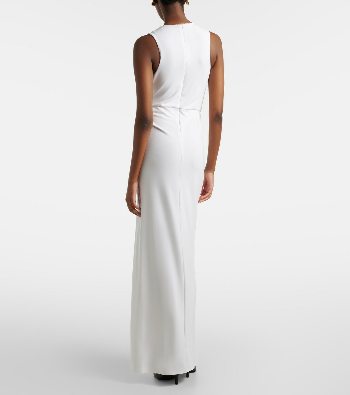 Sportmax Saletta cutout crêpe jersey maxi dress