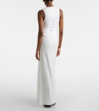 Sportmax Saletta cutout crêpe jersey maxi dress
