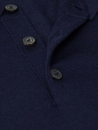 Purdey - Wool Polo Shirt - Blue