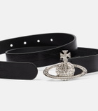 Vivienne Westwood - Orb embellished leather belt
