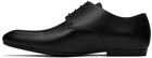 Dries Van Noten Black Almond-Toe Derbys