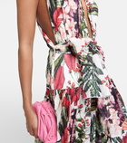 Alexandra Miro Maria floral cotton midi dress