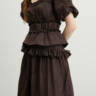 Damson Madder Women's Flavia Midi Skirt Presented By END. in Choc