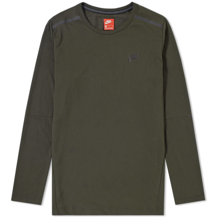 Photo: Nike Bonded Long Sleeve Tee Green