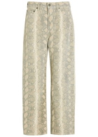 Citizens OF Humanity Miro Python-print Barrel-leg Jeans Multicoloured