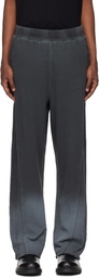 Izzue Gray Cotton Terry Faded Sweatpants