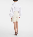Nina Ricci Cotton canvas shorts