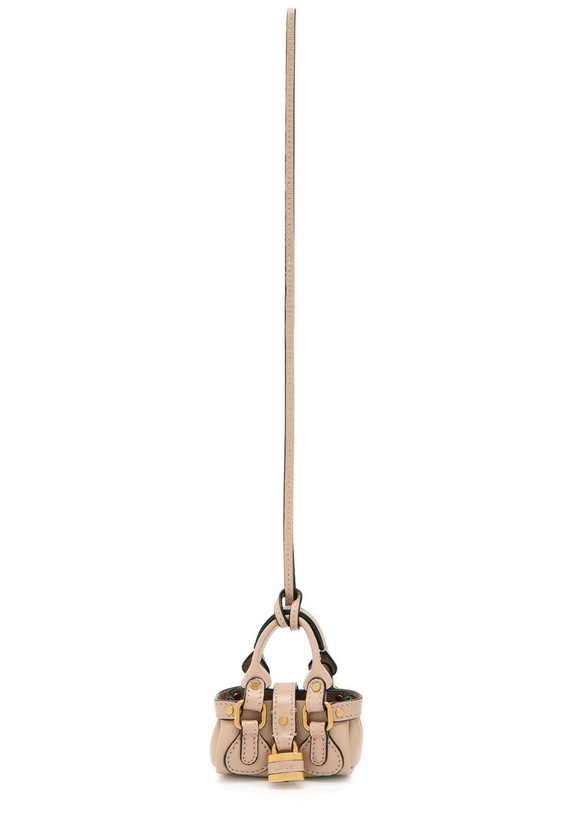 Photo: Chloe Paddington Leather bag Charm - Pink - One Size