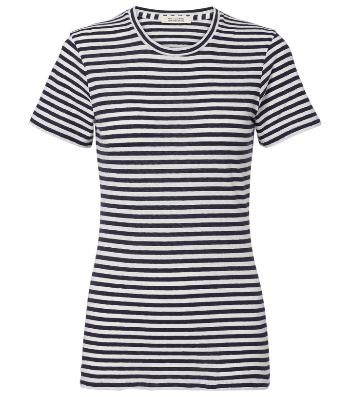 Photo: Nili Lotan Lana striped cotton jersey T-shirt