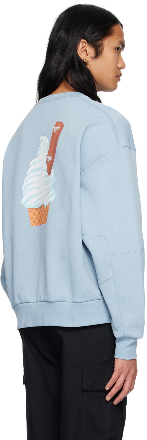 Li-Ning Blue Skateboard Sweatshirt