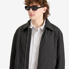 Loewe Eyewear Slim Rectangular Sunglasses in Black 