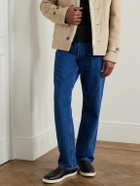 George Cleverley - Joey Full-Grain Deerskin Penny Loafers - Black