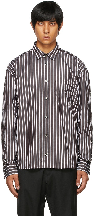 Photo: Études Brown Striped Address Shirt