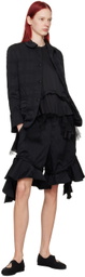 Comme des Garçons Comme des Garçons Black Pinstripe Shorts