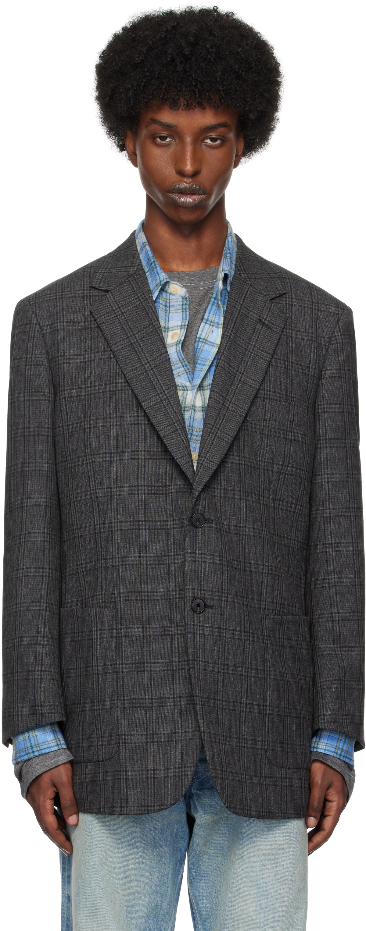 AURALEE BLUEFACED WOOL セットアップ - メルカリ