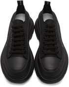 Alexander McQueen Black Tread Slick Low Sneakers