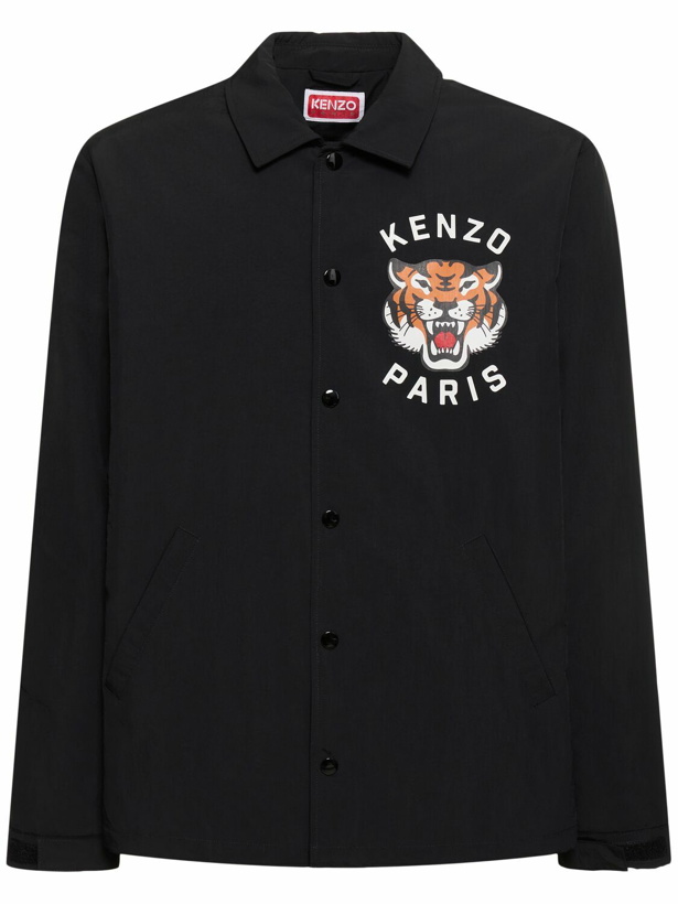 Photo: KENZO PARIS - Tiger Print Nylon Coach Jacket