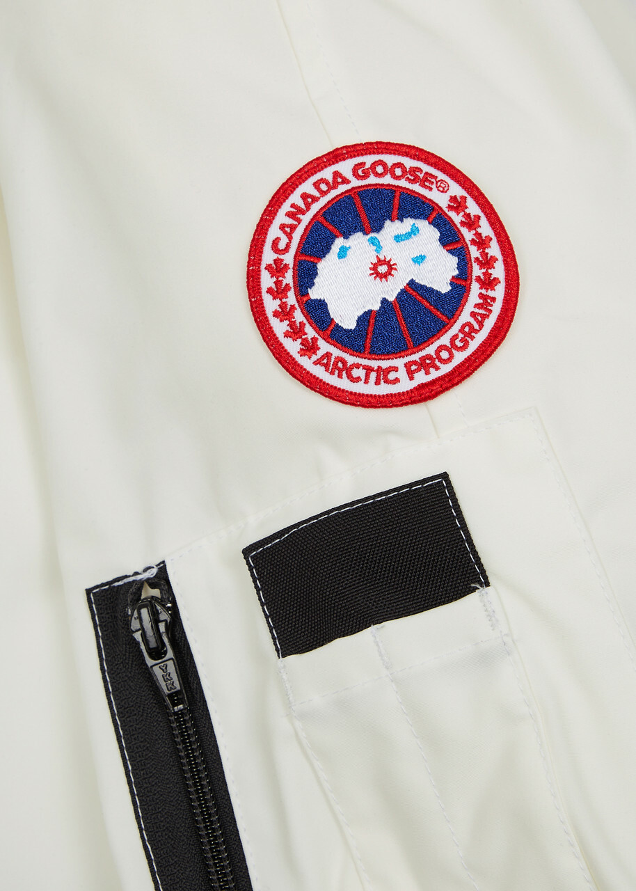 Canada Goose Chilliwack Hooded Shell Bomber Jacket White