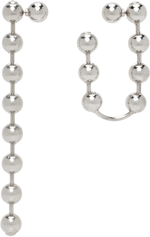 Photo: HUGO KREIT Silver Ball Chain Earrings