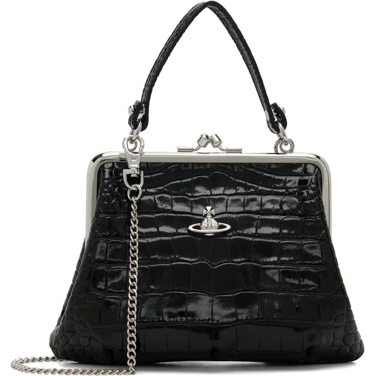 Vivienne Westwood Black Granny Frame Bag