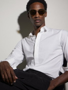Dior Eyewear - Square-Frame Silver-Tone Sunglasses
