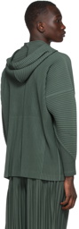 Homme Plissé Issey Miyake Green Monthly Color January Hoodie