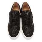 Giuseppe Zanotti Black Glitter May London Frankie Sneakers