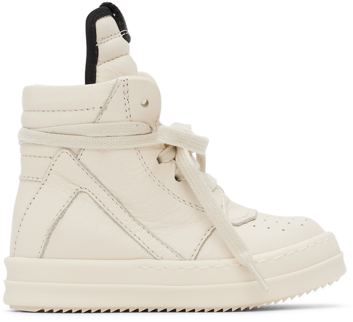 Photo: Rick Owens Baby Off-White Geobasket Sneakers