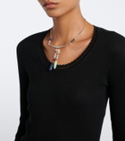Isabel Marant Selenie ribbed-knit silk and cotton sweater