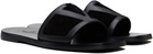 Valentino Garavani Black Viva Superstar Slide Sandals