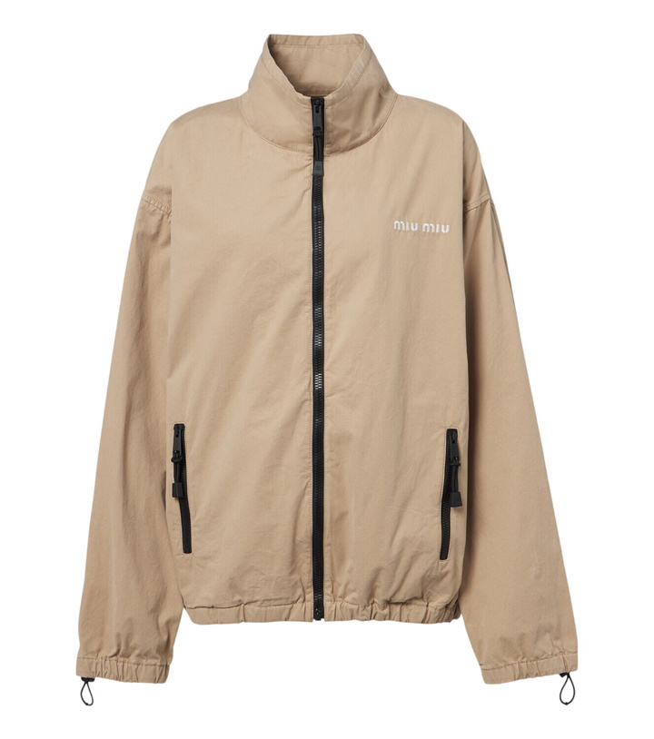 Photo: Miu Miu Cotton gabardine jacket