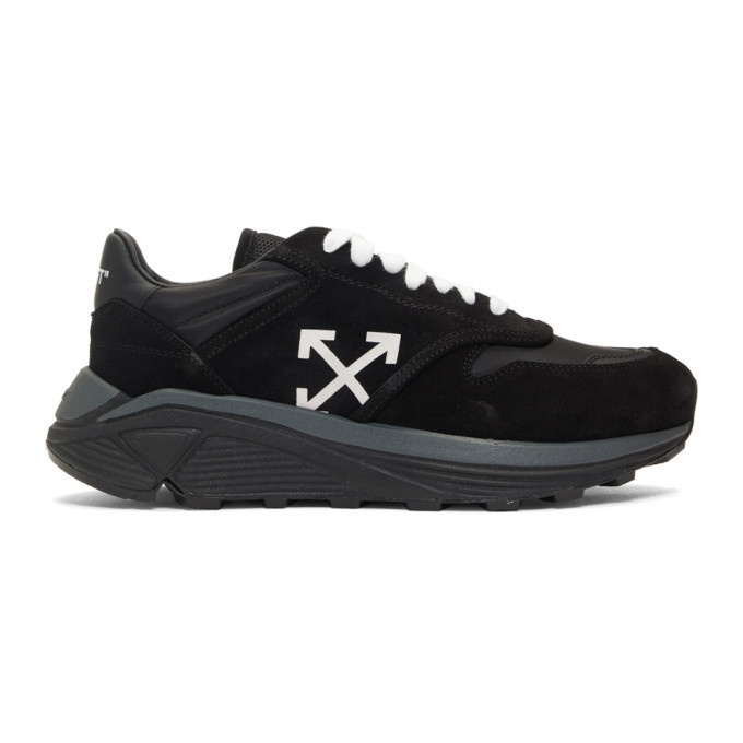 Photo: Off-White Black Jogger Sneakers