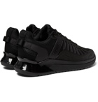 Balmain - B-Trail Leather and Mesh Sneakers - Black